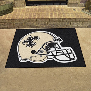 New Orleans Saints Helmet All-Star Fan Mat 34"x45"