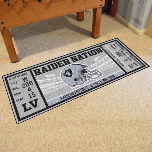 Las Vegas Raiders Football Ticket Runner