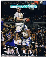 wvu basketball, mike gansey autograph