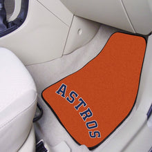 Houston Astros 2-piece Carpet Car Mats - 18"x27"