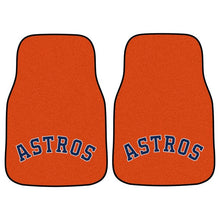 Houston Astros 2-piece Carpet Car Mats - 18"x27"