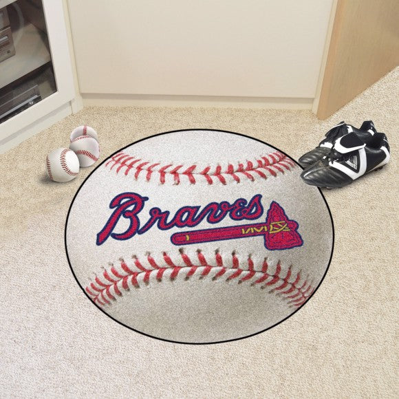 Atlanta Braves Baseball Rug - 27