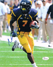 Noel Devine West Virginia Mountaineers Signed 8x10 Photos JSA