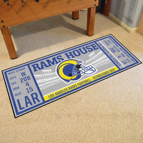 Los Angeles Rams Football Ticket Runner