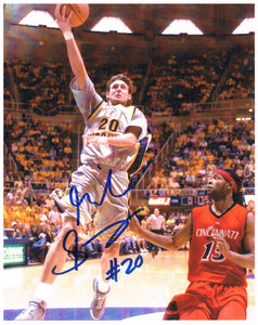 wvu basketball, mike gansey autograph