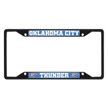 Oklahoma City Thunder Black License Plate Frame