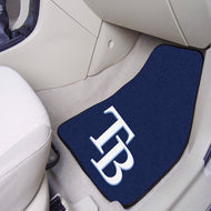 Tampa Bay Rays 2-piece Carpet Car Mats - 18"x27"