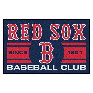 Boston Red Sox Blue Baseball Club Starter Rug