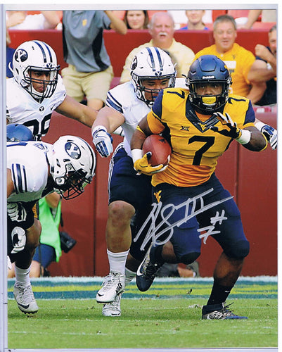 Rushel Shell West Virginia Mountaineers Signed 8x10 Photo