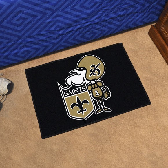 New Orleans Saints Vintage Logo Starter Rug - 19