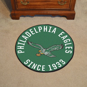 Philadelphia Eagles Vintage Logo Roundel Mat - 27"