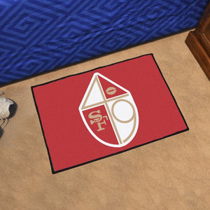 San Francisco 49ers Vintage Logo Starter Mat - 19"x30"
