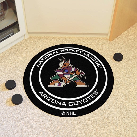 Arizona Coyotes Hockey Puck Mat - 27