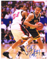wvu basketball, jd collins autograph