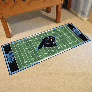  Carolina Panthers Football Field Runner