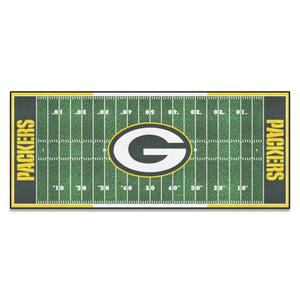 Green Bay Packers Football Field Runner - 30"x72"