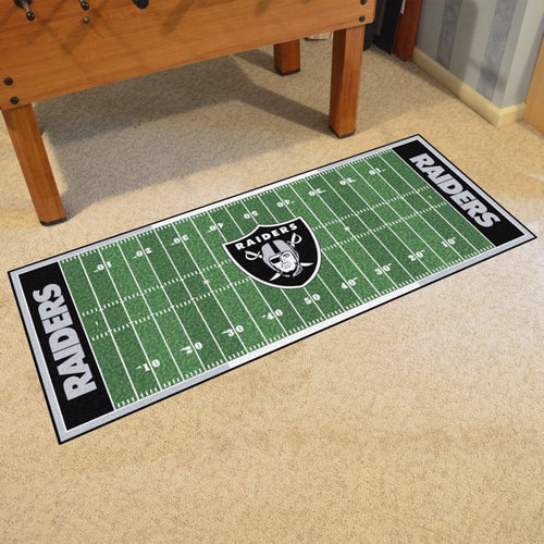 Las Vegas Raiders Football Field Runner - 30
