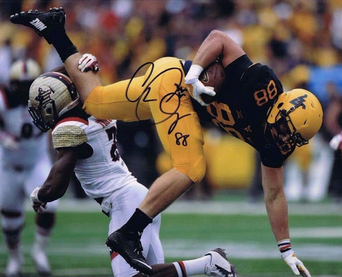 wvu football, cody clay autograph