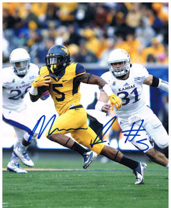 wvu football, mario alford autograph