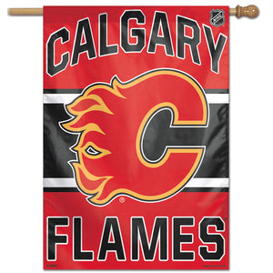 Calgary Flames Vertical Flag 28"x40"                                                                    