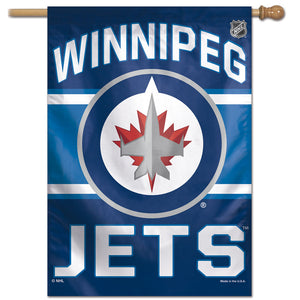 Winnipeg Jets Vertical Flag 28"x40"                                                                                       