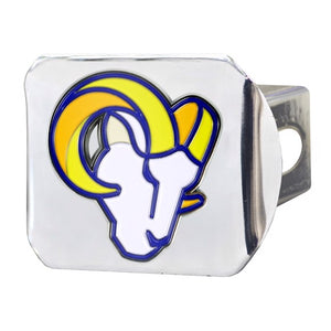 Los Angeles Rams Color Chrome Hitch Cover