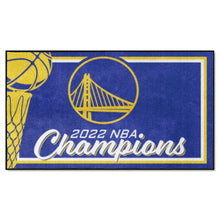 Golden State Warriors 2022 NBA Champions Plush Rug - 3'x5'