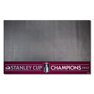 Colorado Avalanche 2022 Stanley Cup Champions Grill Mat
