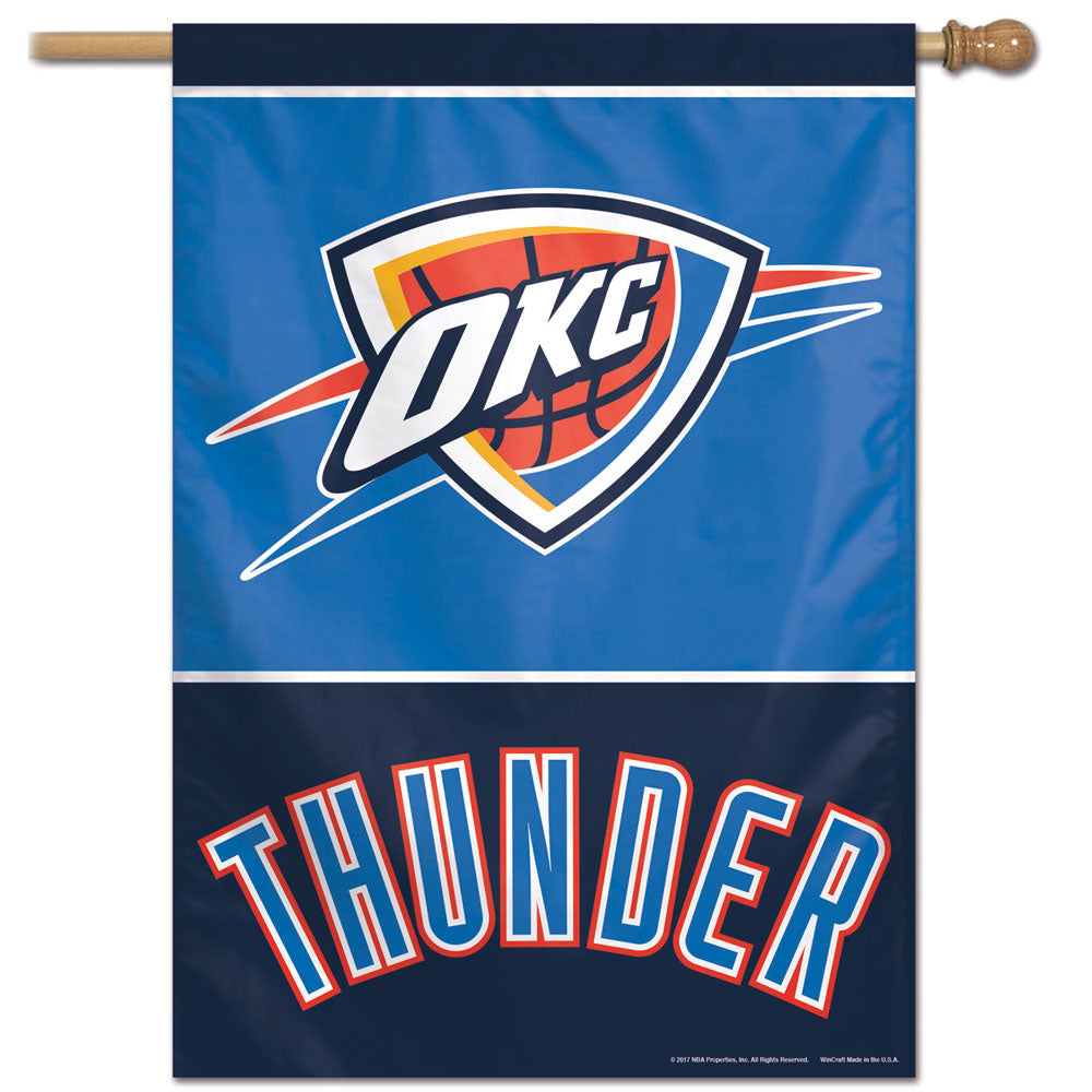 Oklahoma City Thunder Vertical Flag 28