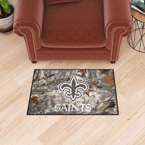 New Orleans Saints Camo Starter Rug - 19