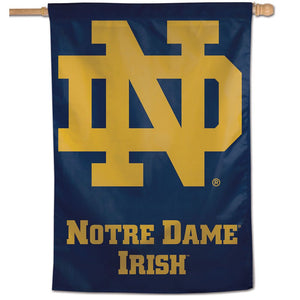 Notre Dame Fighting Irish Mega Logo Vertical Flag - 28" X 40"