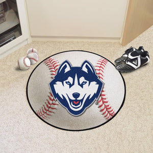 Connecticut Huskies Baseball Rug - 21"x32"