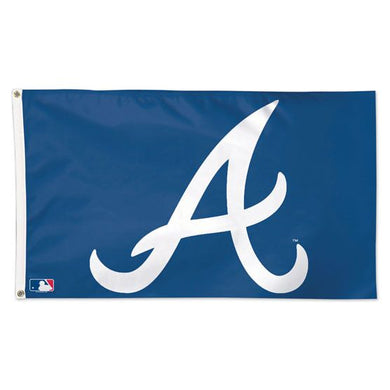 Atlanta Braves Blue Deluxe Flag - 3'x5'