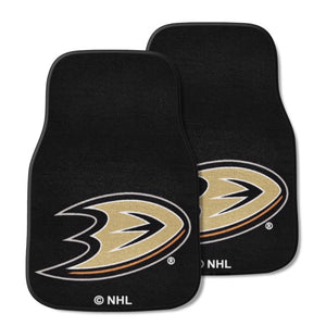 Anaheim Ducks 2-Piece Carpet Car Mats - 18"x27"