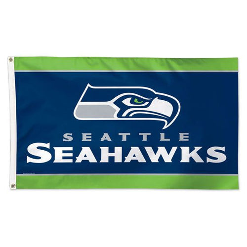 Seattle Seahawks Deluxe Flag - 3'x5'
