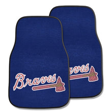 Atlanta Braves Tomahawk 2-piece Carpet Car Mats 