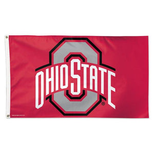 Ohio State Buckeyes Logo Deluxe Flag - 3'x5'