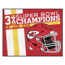 Kansas City Chiefs 3-Time Super Bowl Champions All-Star Mat 34"x45"