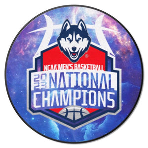 Connecticut Huskies 2023 NCAA Men's Basketball National Championship Basketball Rug - 27"