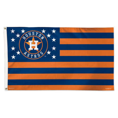 Houston Astros Patriotic Deluxe Flag - 3'x5'