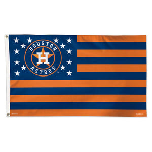 Houston Astros Patriotic Deluxe Flag - 3'x5'