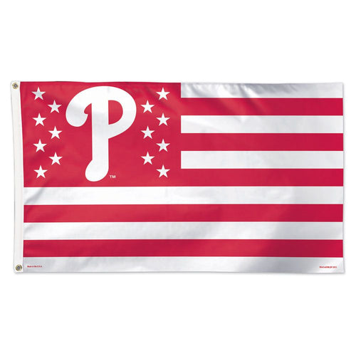 Philadelphia Phillies Patriotic Deluxe Flag - 3'x5'