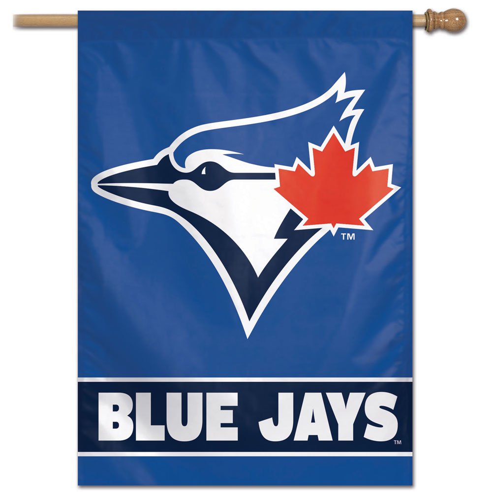 Toronto Blue Jays Wordmark Vertical Flag - 28