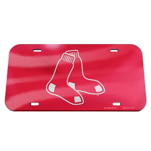 Boston Red Sox Red Logo Acrylic License Plate