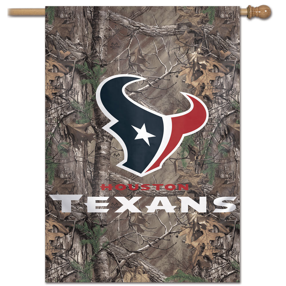 Houston Texans Camo Vertical Flag - 28