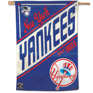 New York Yankees Cooperstown Vertical Flag - 28"x40" 