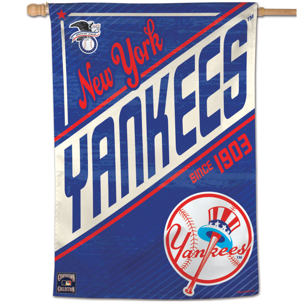 New York Yankees Cooperstown Vertical Flag - 28