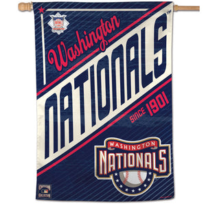 Washington Nationals Cooperstown Vertical Flag - 28"x40"                  