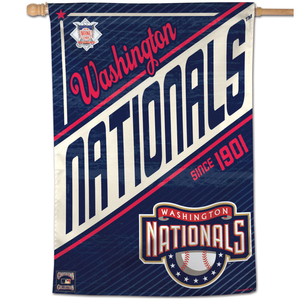 Washington Nationals Cooperstown Vertical Flag - 28