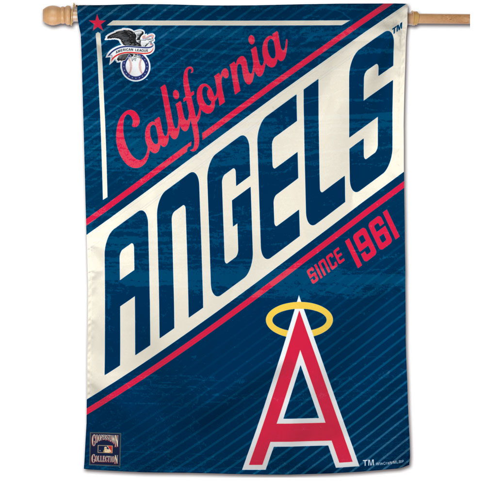 Los Angeles Angels Cooperstown Vertical Flag - 28